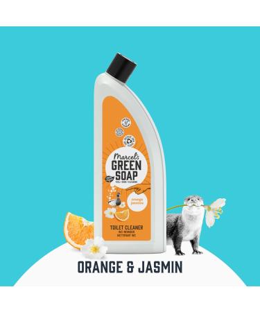 Buy Marcel's Green Soap Toilet Cleaner - Orange & Jasmine | Antibacterial Vegan Eco-Friendly 750ml - 97% Biodegradable - Buy Online on GoSupps.com