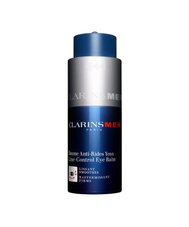 CLARINSMEN Line-Control Eye Balm | Anti-Aging Eye Cream For Men | Targets Puffiness Dark Circles and Crow's Feet | Visibly Firms and Smoothes Deep Creases and Wrinkles | Dermatologist Tested | 0.6 Oz