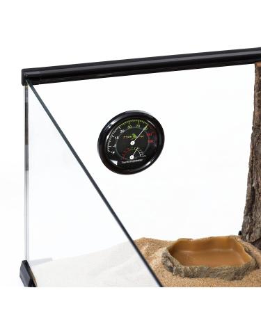 REPTI ZOO Reptile Terrarium Thermometer Hygrometer - Dual Gauges for Pet Rearing Box - Buy Online on GoSupps.com