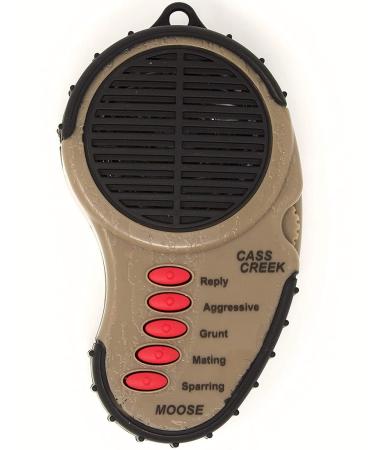Cass Creek Ergo Moose, Handheld Electronic Game Call, CC089 Compact Design, 5 Calls In 1, Expert Calls for Everyone