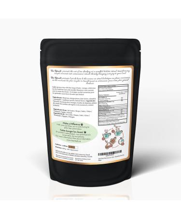TEA RITUALS Black tea Loose leaf tea - Mango Tea - (40+ cups at 2.5gms per teaspoon per 100gms) - Brew Hot & iced tea - Resealable Pouches. - Buy Online on GoSupps.com