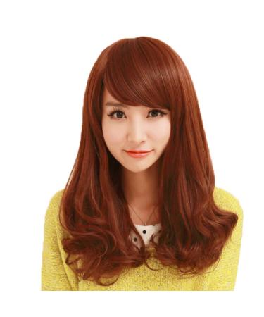 wig GCX- Wig female high-quality medium-length realistic Japanese and Korean sweet Harajuku style Beautiful