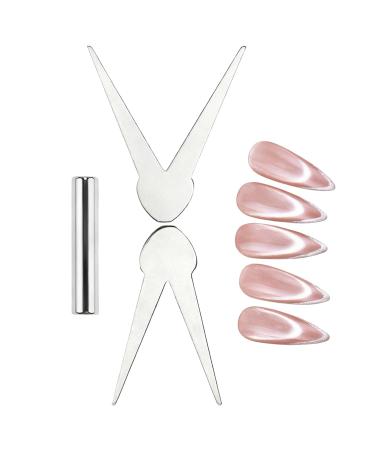 Kixolazr Nail Polish Magnet Portable Strong Powerful Manicure Tool Gel Polish Nail Design Tool for Mom Wife Girlfriend Adults Lovers
