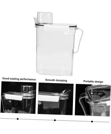 KOMBIUDA 4pcs Laundry Storage Box Bucket for Soap Tide Laundry Liquid Lotion Plastic Transparent - Buy Online on GoSupps.com