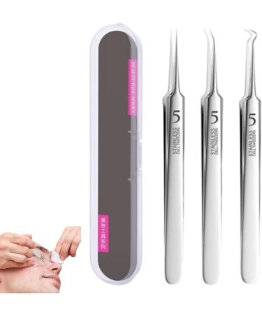 Usiveinborn Blackhead Remover New Usiveinborn Tweezers Stainless Steel Facial Blackhead Remover Tweezers (1set) - Buy Online on GoSupps.com