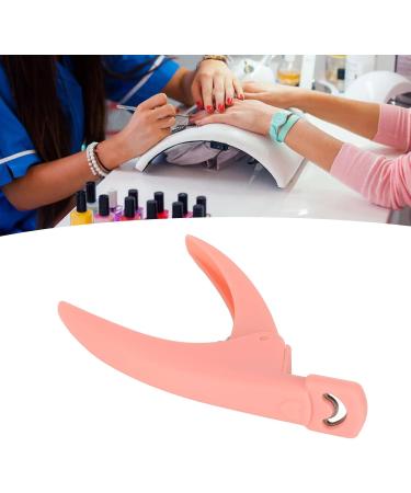 Ghzste Acrylic Nail Clipper Professional Stainless Steel Nail Tip Cutter False Nail Trimmer Manicure Tool (Pink) - Buy Online on GoSupps.com