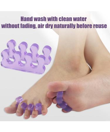 Weddhuis 4-Part Washable Toe Separator | Nail Polish Pedicure Tool & Toenail Divider - Buy Online on GoSupps.com