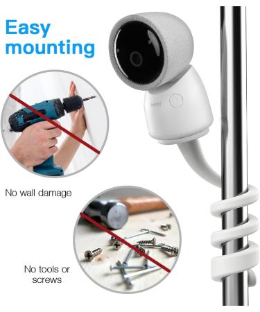 HOLACA Baby Monitor Holder - Flexible Camera Holder for Arenti Baby Monitor - Securely Mount Your Baby Camera - Buy Online on GoSupps.com