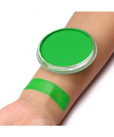 MEICOLY Neon Green Face Paint - Water Activated Glow in the Dark Washable & Non-Toxic Body Paint (1.05oz) - Perfect for Festivals & Parties - Buy Online on GoSupps.com