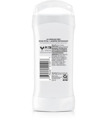 Suave Aluminum Free Deodorant for Women Rose Petal and Jasmine 48-Hour Odor Protection Free of Talc Parabens & Dyes 2.6 oz (Pack of 12) - Buy Online on GoSupps.com