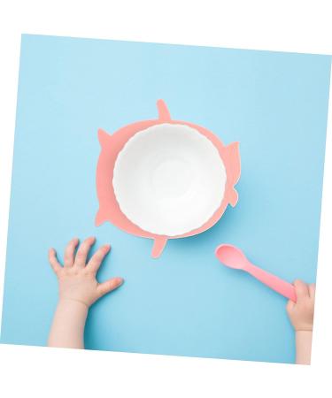 Hohopeti Suction Cup Mat - Kids Placemat for Toddlers and Babies - Pink 11.5X10.5cm - Buy Online on GoSupps.com
