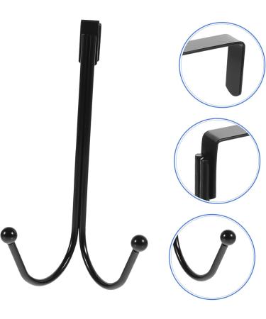 GLEAVI 2pcs Hangers Wreath Hanger Hat Hanger Hat Hooks Twin Hooks Organizer Hook Rack Coat Lip Gloss 17.00X9.00X8.00CM Black - Buy Online on GoSupps.com