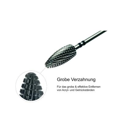 Milling Bit Attachment for Manicure & Pedicure | Gel & Acrylic Nail Tools - International Shipping Available - Buy Online on GoSupps.com