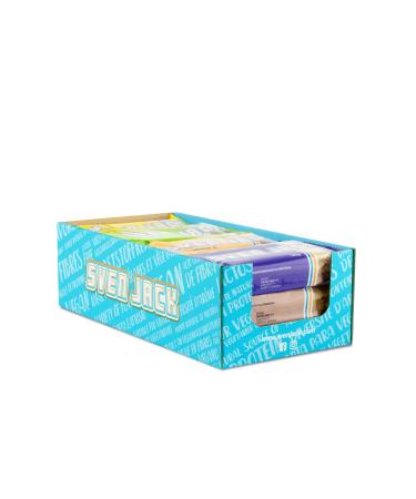 Sven Jack (Energy Cake) 24 Series Box B - Original Fitness Riegel with different types for trying - the Oatmeal Sadfacher - 24x 125g (3kg) Fixbox B 125 G (24 Pack)