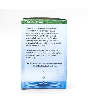 Cliradex Towelettes: Natural Face & Eyelid Cleanser with Tea Tree Oil Extract - Buy Online on GoSupps.com