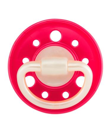 Cherry Pacifier | Round Natural Shape Size 1 (0-6 Months) | Pink-Purple & Assorted Colors - International Shipping Available - Buy Online on GoSupps.com