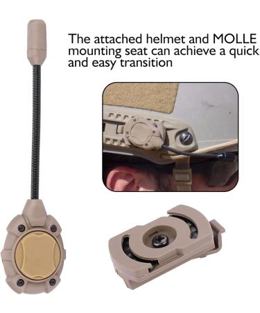 Tomantery Tactical Helmet Light - ONE LED Night Vision Light for Dark Areas | International Shipping Available - Buy Online on GoSupps.com