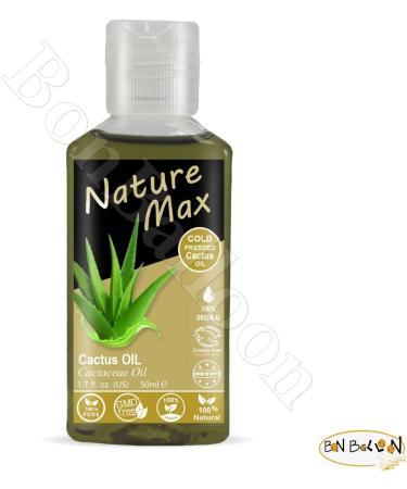 bonballoon Nature Max Cactus Oil Essential Oils Natural Undiluted Pure Cold Pressed Premium for Hair and Skin Care (1 Pack 1.69 oz / 50 ml) See Pictures - Buy Online on GoSupps.com