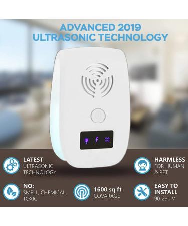 Ultrasonic Pest Repellent Plug in (2 Pack) 2023 - Electronic Bug Repellent for Mosquito, Mice, Spider, Roach, Ant, Rat, Flea, Fly - Buy Online on GoSupps.com