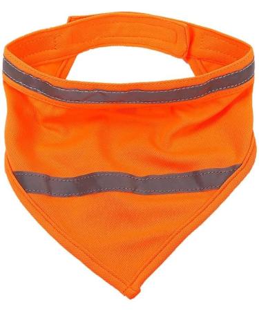 Personalized Reflective Dog Bandana - Custom Text & Logo - Muka Orange - Ideal for International Shipping - Buy Online on GoSupps.com