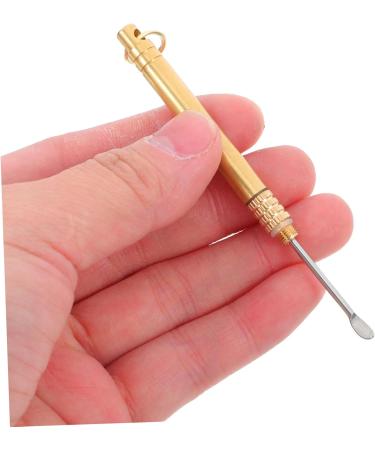 Mikinona Portable Titanium Alloy Ear Wax Cleaner Kit Lightweight Ear with Textured Design Reusable and Wax Removal Tool for Home Use and Travel - Buy Online on GoSupps.com