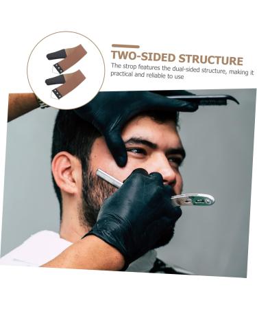 FRCOLOR 6 STK Razor Sharpener & Cloth Knife for Hair Removal - Double-Sided Leather Bar Stainless Steel 46.5x6cm - Multi-Color Set (3 Pcs) - Buy Online on GoSupps.com