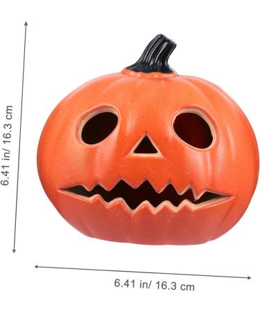 HOMSFOU Pumpkin Lantern Light up Pumpkins Led Pumpkin Lights Electric Pumpkin Lights Orange Pumpkin Lights Light up Pumpkin Decor Pumpkin Led Lights Led Decor Plastic Prop Lights Hollow - Buy Online on GoSupps.com