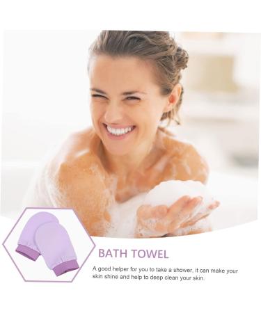 FRCOLOR Body Scrub Glove - 2pcs Double-Sided Spa Mitt for Men | Exfoliating Bath & Shower Gloves | International Shipping - Buy Online on GoSupps.com