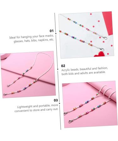 Minkissy 6-Pack Anti-Drop Chain for Children's Glasses | Durable Lanyard & Holder | Perfect for Glasses & Masks | Shop Now! - Buy Online on GoSupps.com