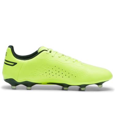PUMA Unisex King Match FG/AG Soccer Shoes - Electric Lime & Black - Size 44.5 EU | International Shipping Available - Buy Online on GoSupps.com