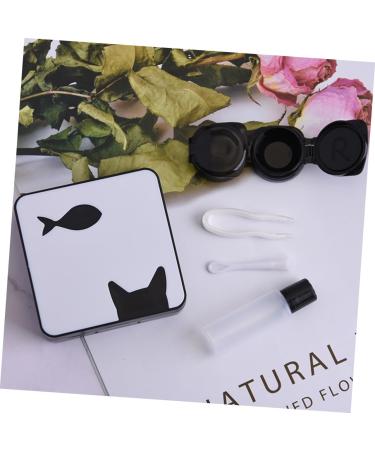 Shop HOMSFOU Eye Lens Storage Box | Organizer for 2 Contact Lens Cases - Durable & Convenient Lens Tanks - Buy Online on GoSupps.com