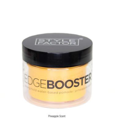 EDGE BOOSTER Strong Hold Pomade - Pineapple 3.38oz | Super Shine & Moisture | Water-Based Formula for Style Factors - Buy Online on GoSupps.com