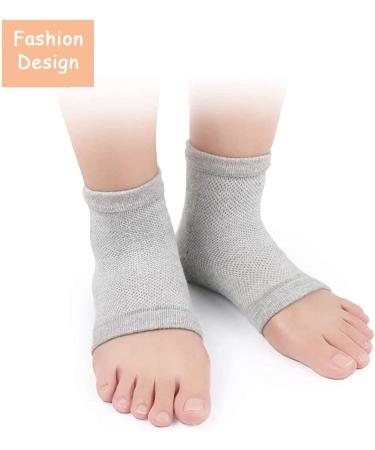 4 Pairs Silicone Gel Heel Socks for Cracked Skin | Moisturizing & Repairing Heel Protection Socks in 4 Colors - Buy Online on GoSupps.com