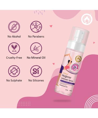 Mom & World Natural Hygiene Intimate Spray - 100ml | Dermatologically Tested for 24-Hour Odour Protection - Buy Online on GoSupps.com