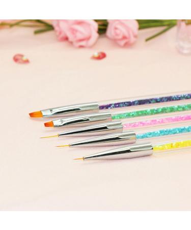 FRCOLOR 3d Nail Gel Sets Nail Pen polly gel nail gel 3d gel Wear- resistant nail painting kits Portable Nail Household Nail Household Dotting abs suite 2- Way Dotting Pens - Buy Online on GoSupps.com