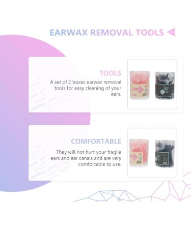 ORFOFE 200pcs Dual- Cotton Swabs for Ear Wax Removal Soft and Ergonomic Ear Cleaning Tools for Home Use Random Style - Buy Online on GoSupps.com