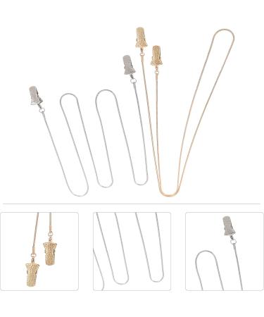 Exceart Anti-Drop Glasses Rope & Sunglasses Tape - Fashionable Ear Chain & Neck Lanyard for Women - Slipproof Metal Clip Design - Buy Online on GoSupps.com