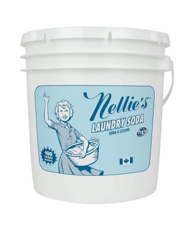 Nellie's Laundry Soda, 400 Load Bucket Unscented  14 Pound (Pack of 1)
