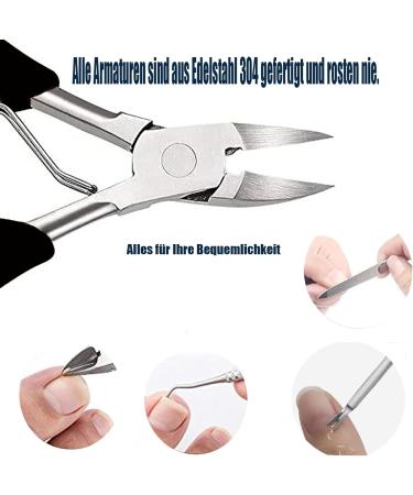 Toenail Clippers for Seniors Thick Toenails Nail Clipper Set for Men Nail Clippers for Ingrown Toenail Corrector Nail Clippers for Acrylic Nails Nail - Buy Online on GoSupps.com