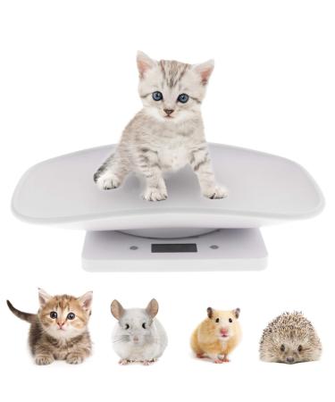 Digital pet scales infant scales digital weight with height peel small animal scale LCD display perfect for queens/puppies/cat/dog