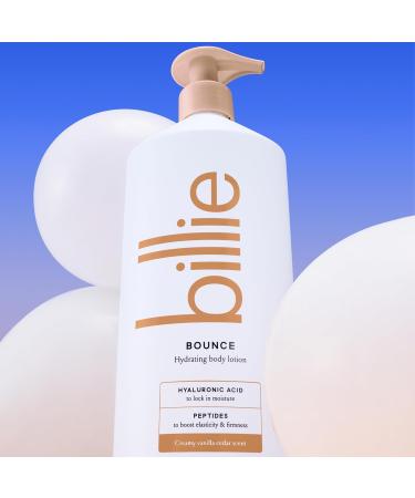 Billie Bounce Hydrating Women's Body Lotion Vanilla Cedar Scent with Hyaluronic Acid 18 fl oz Bounce 18 Ounce (Pack of 1) - Buy Online on GoSupps.com