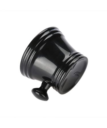 Vendite Pazze Shaving Bowl 11 x 11 x 8 cm Foam Shaving Cream Bowl for Men (Black)