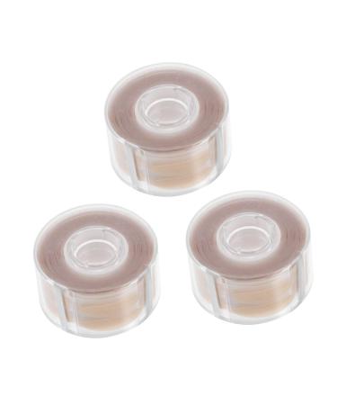 POPETPOP 3 Rolls lace double eyelid sticker lace eyelid tape Self- adhesive Eyelid Stickers instant eye lift strips invisible tape makeup tape Eyelid Lift Strips Accessories cosmetic woman