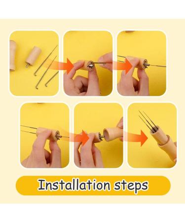 WONVOC Needle Felting Kit with Mat, Needles, and Holder - Small Rectangular Pad - Buy Online on GoSupps.com