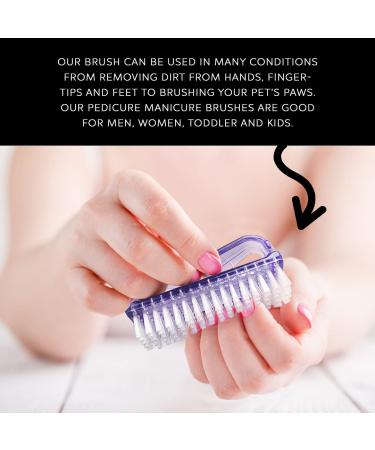 DreamCut Handle Nail Brush - Fingernail Cleaner & Hand Scrub Cleaning Brush - Buy Online on GoSupps.com