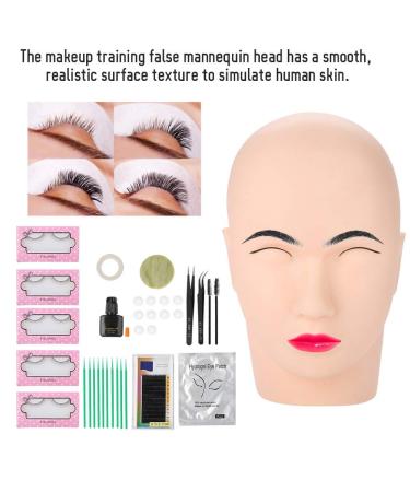 Eyelash Extension Kit for Beginners - Professional Eyelash Transplant Kit with Human Skin Simulation for Salons - Buy Online on GoSupps.com