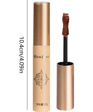 Waterproof Eyelash Mascara - 2.5g Waterproof Mascara Makeup Mascara Volume And Length Mascara For Lash Mascara liquid l ash Extensions | Smudge Proof Eye Lash Mascara For Sensitive Eyes Volume 02#brown 02#brown - Buy Online on GoSupps.com