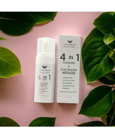 Buy 4-in-1 Facial Cleanser & Cream | Gentle Skin Care for All Skin Types | International Shipping Available - Buy Online on GoSupps.com