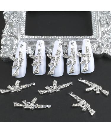 10pcs Alloy Star Nail Charms - 3D Stars Nail Gems Rhinestones for Women Nail Designs - Buy Online on GoSupps.com