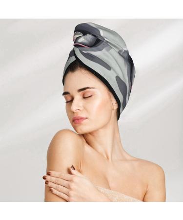 Super Absorbent Mouse in The Hole Hair Cap for Quick Drying | Soft Elastic Wrap for Long Thick Hair Ideal for Girls & Women - Buy Online on GoSupps.com